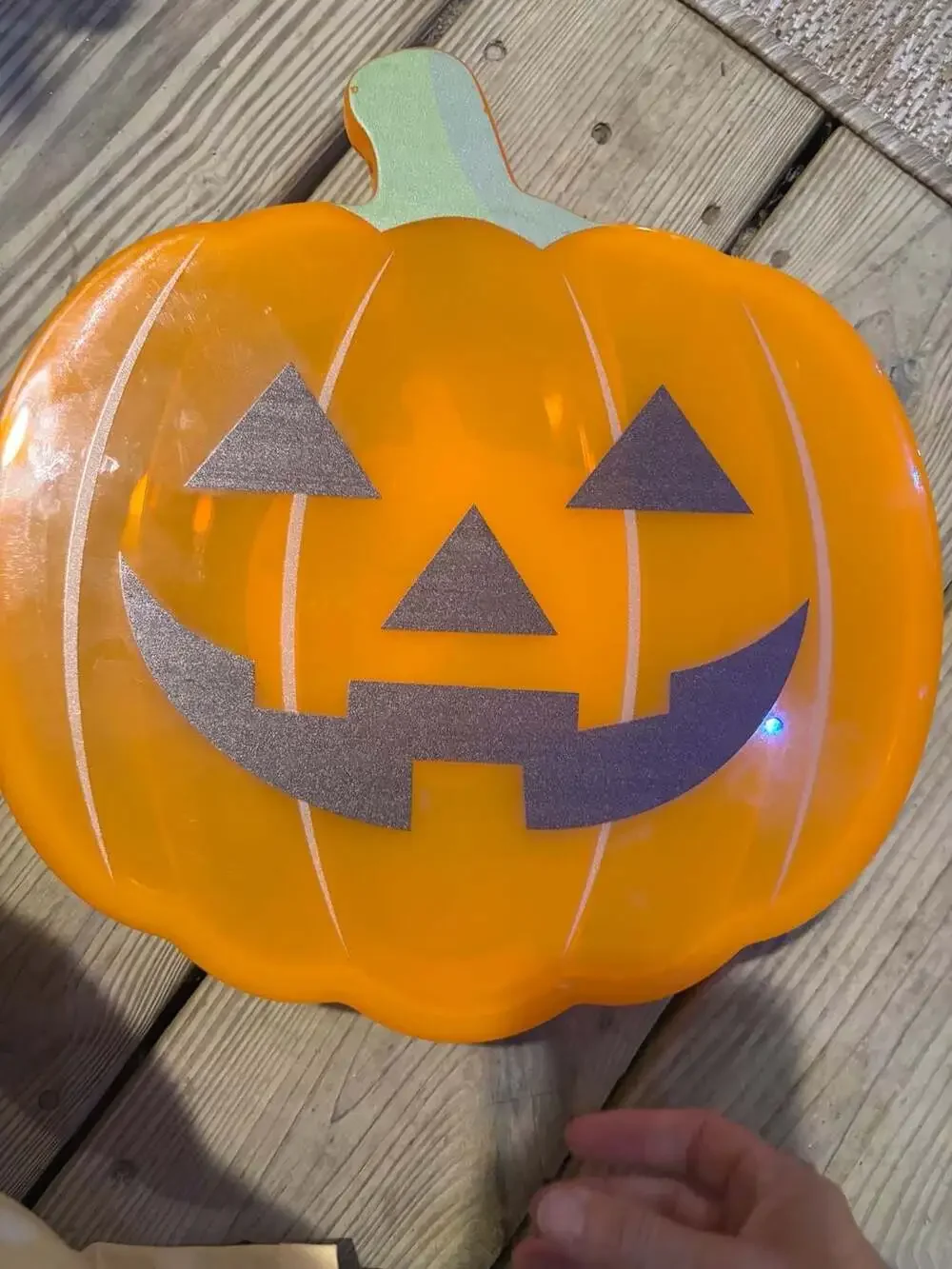 Cook With Color HWSNKTG9 Halloween Pumpkin Divided Snack Box
